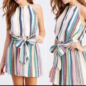 Do + Be candy striped dress